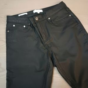 REISS Stevie Coated Denim Skinny Jeans